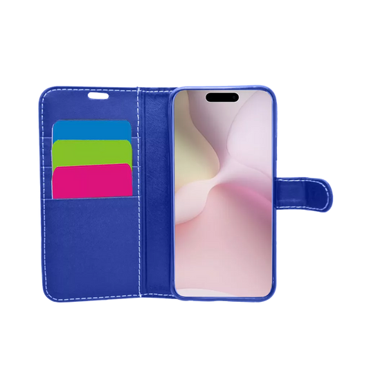 TechProtect Book Wallet Case - Blue