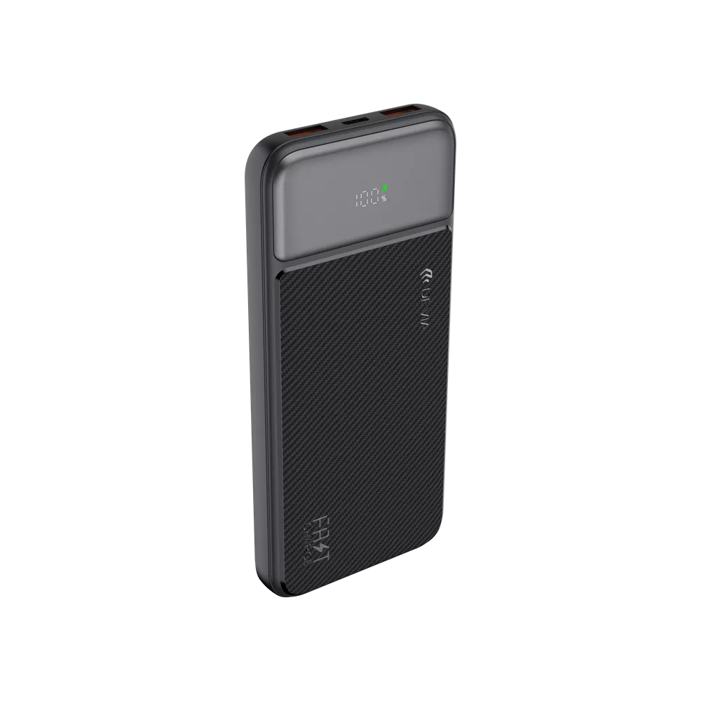 Devia - 10,000mAh 22.5W PD & QC3.0 Digital Display Powerbank - Black