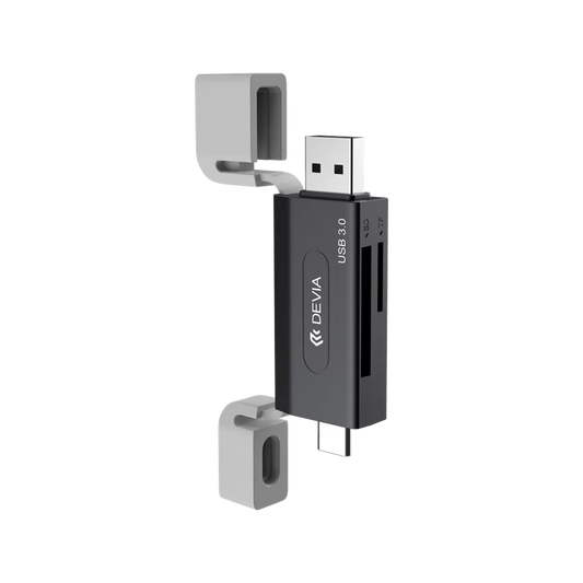 Devia - USB 3.0 & USB-C Multi-Functional High Speed SD Mini Card Reader