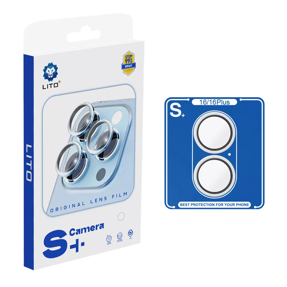 Lito - Individual Camera Ring Glass Protector - Silver