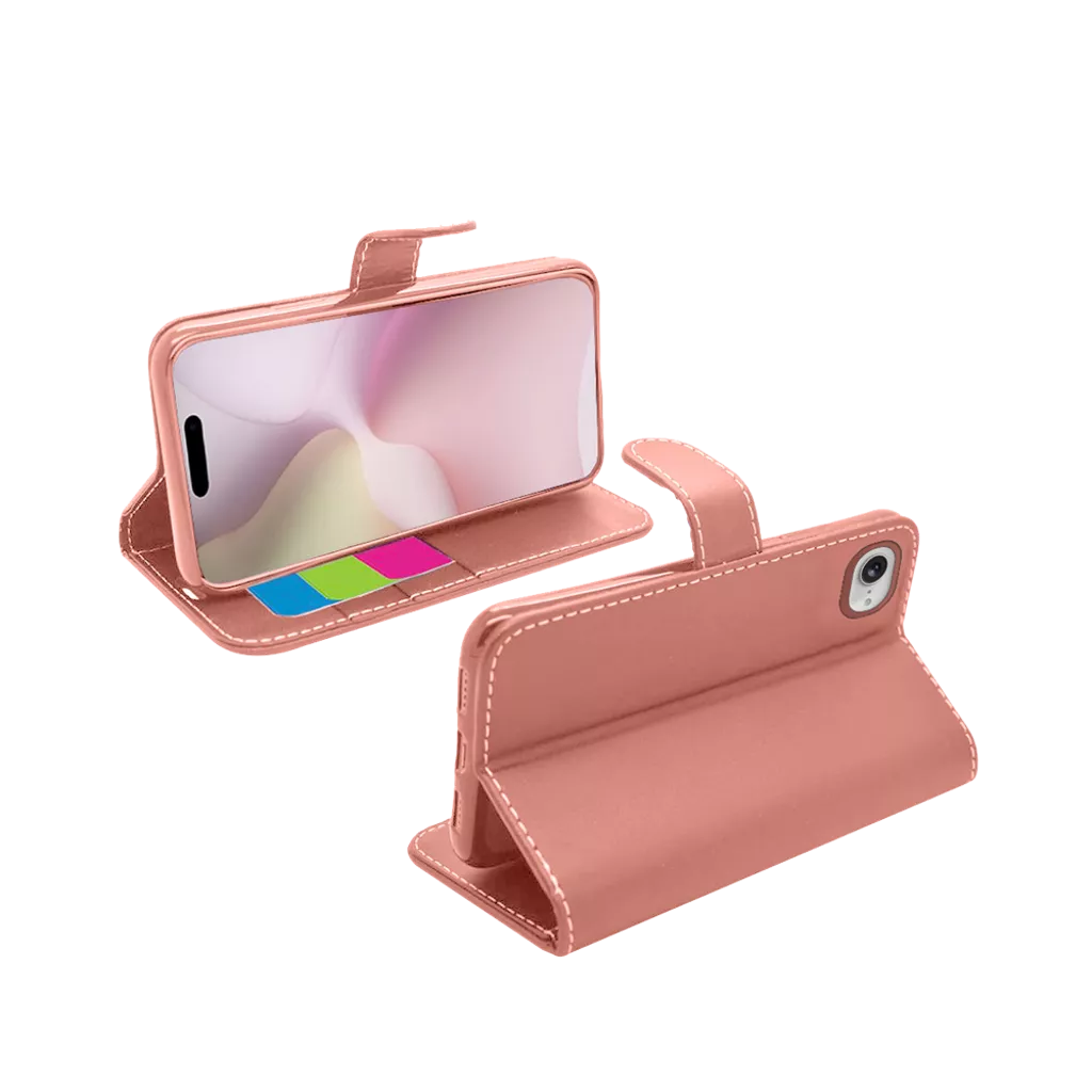 TechProtect Book Wallet Case - Rose Gold