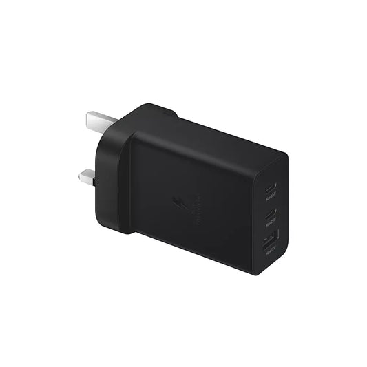 Samsung - 65W - 2x USB-C & USB-A Wall Plug - Black