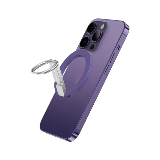 AMAZINGthing - Titan - Universal Magnetic MagSafe Phone Grip with Adjustable Stand - Purple