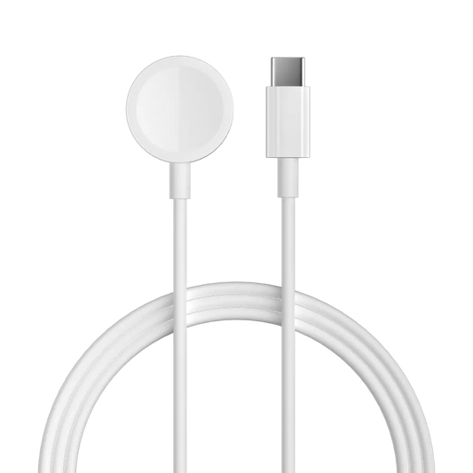 Devia - 1m (1A) USB-C to Magnetic Cable for Apple Watch - White