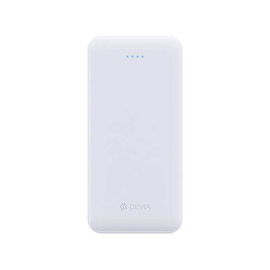 Devia - 20,000mAh Kintone Dual Port LED Indicator Powerbank - White