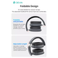 Devia - EarBass Pro2 - ANC On-Ear Wireless Headphones - Dark Grey