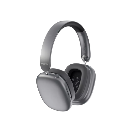 Devia - EarBass Pro2 - ANC On-Ear Wireless Headphones - Dark Grey