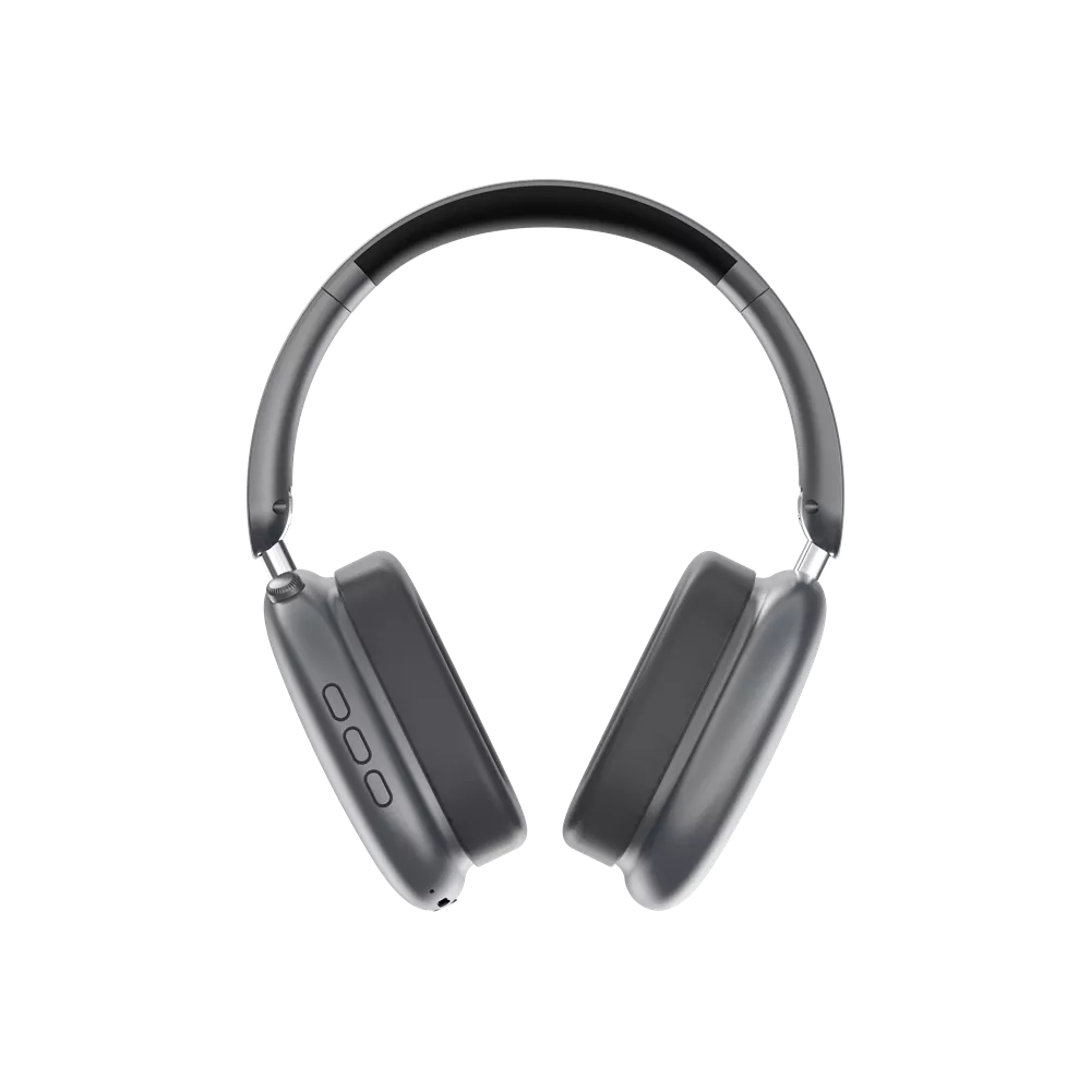 Devia - EarBass Pro2 - ANC On-Ear Wireless Headphones - Dark Grey