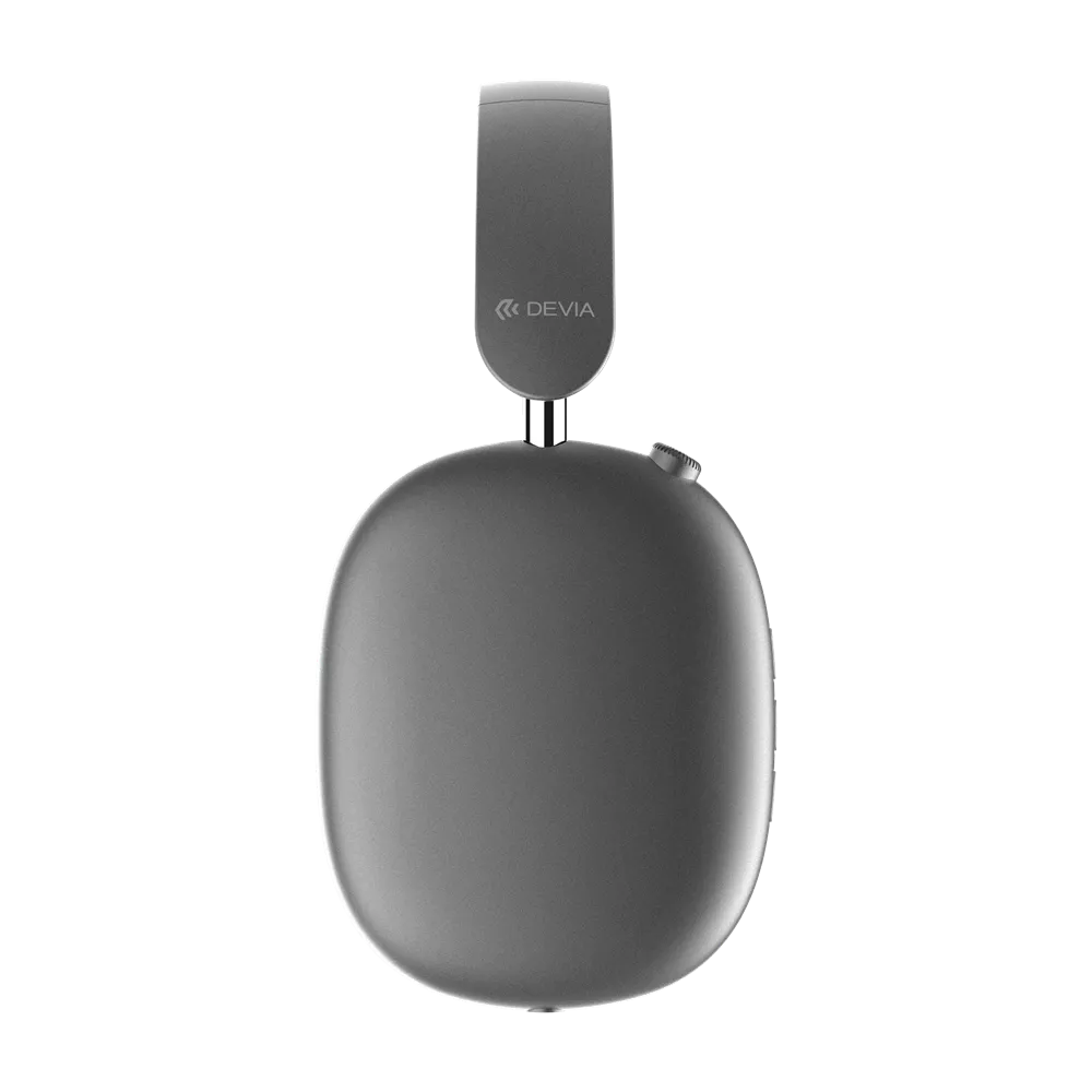 Devia - EarBass Pro2 - ANC On-Ear Wireless Headphones - Dark Grey