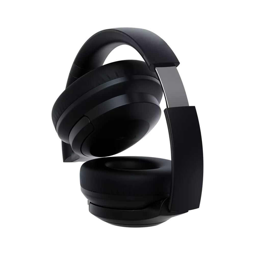 Devia - EarBass Pro - ANC Foldable On-Ear Wireless Headphones - BlacK