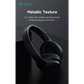Devia - EarBass Pro - ANC Foldable On-Ear Wireless Headphones - BlacK