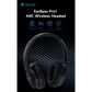 Devia - EarBass Pro - ANC Foldable On-Ear Wireless Headphones - BlacK