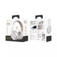 Devia - Kintone Foldable On-Ear Wireless HD Headphones - White