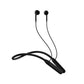 Devia - Bluetooth Magnetic HD Earphones Silicone Neckband - Black