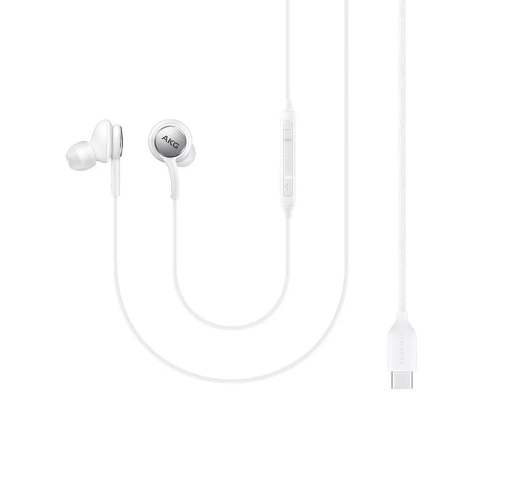 Samsung - USB-C AKG Wired Earphones - White
