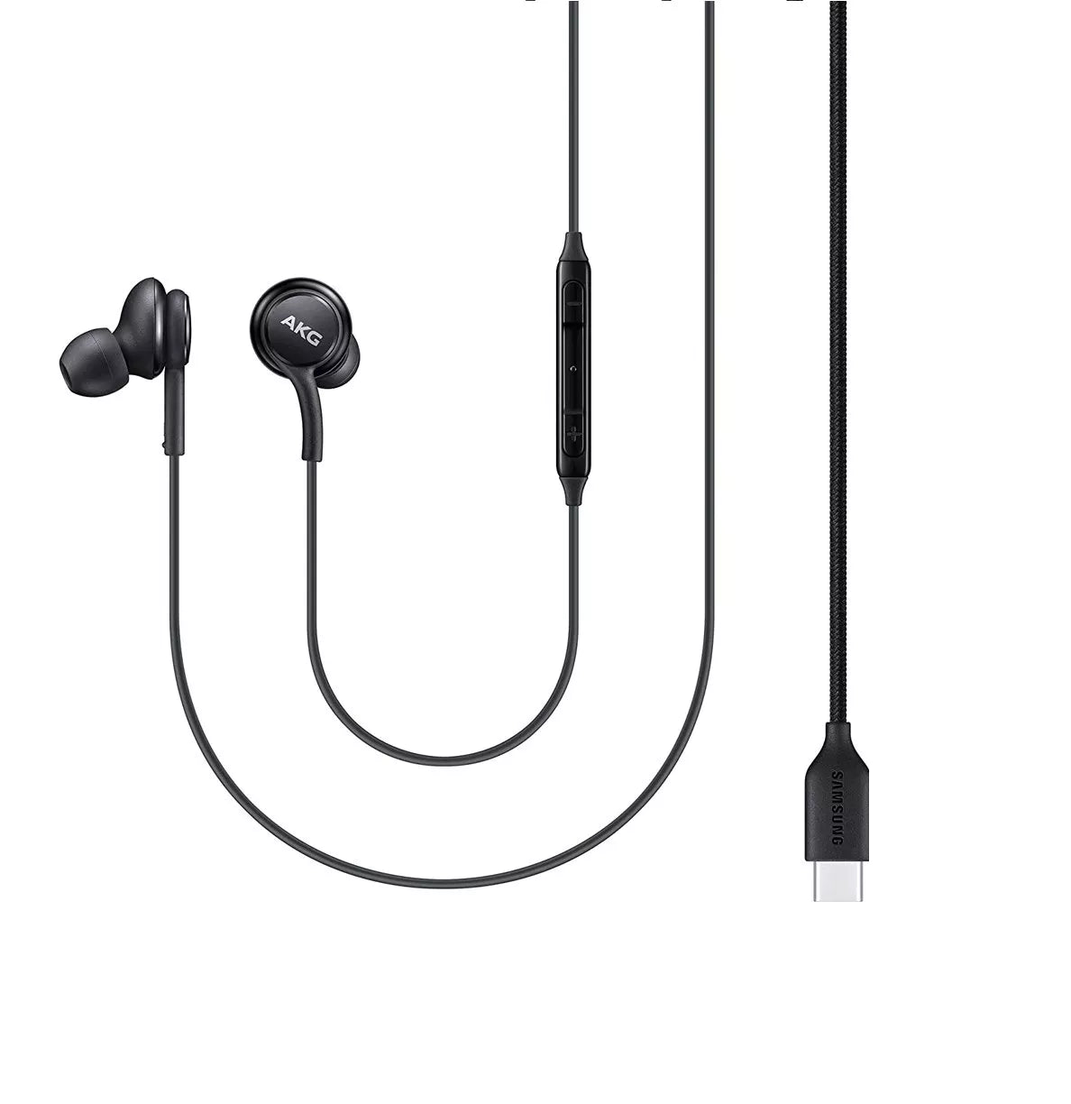 Samsung - USB-C AKG Wired Earphones - Black