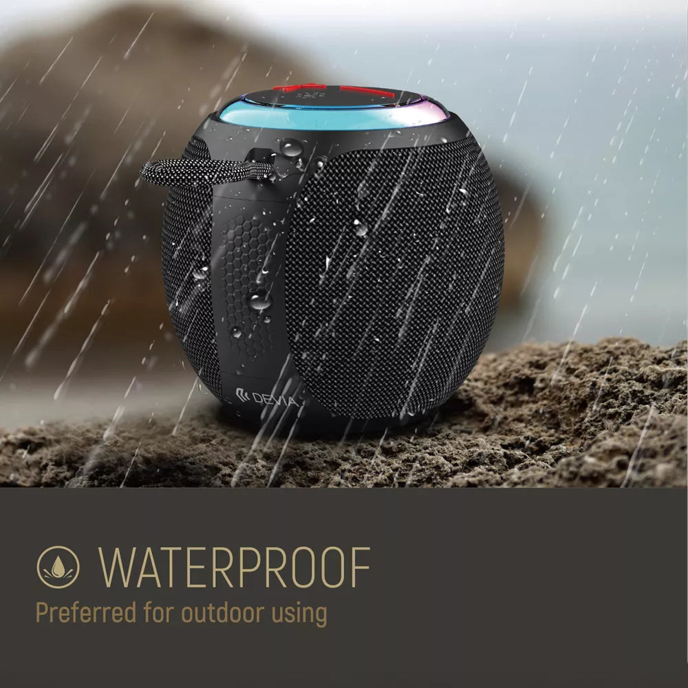 Devia - 5W SoundLite1 Bluetooth Wireless Speaker - Black