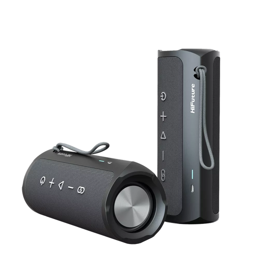 HiFuture - Ripple - 30W Waterproof Bluetooth Speaker - Black