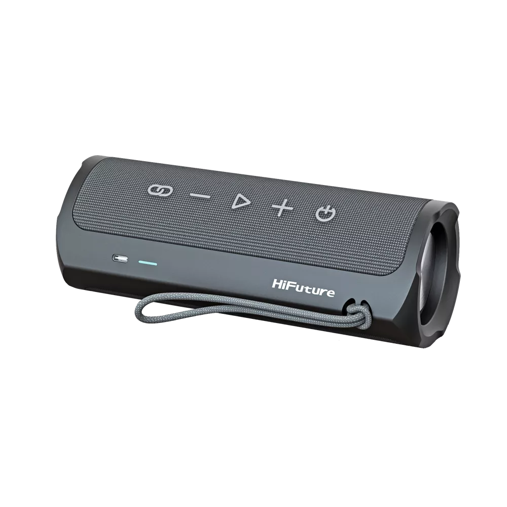 HiFuture - Ripple - 30W Waterproof Bluetooth Speaker - Black