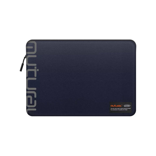 Mutural - Minimalist - 13 to 14" Universal Notebook & Laptop Sleeve - Dark Blue