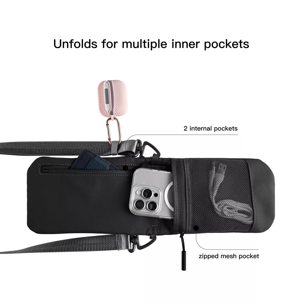 Mutural - Urban-Flex - Universal Smartphone Lanyard Bag - Grey