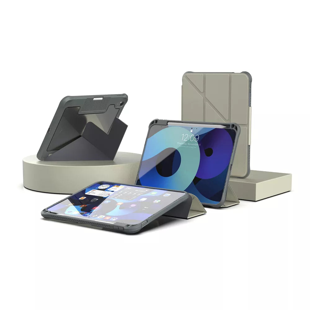 Mutural - Rugged-Pro Case for iPad 10 (2022) & iPad 11 (2025) - Khaki