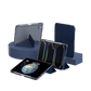 Mutural - Clear-Pro Case for iPad 10 (2022) & iPad 11 (2025) - Navy Blue