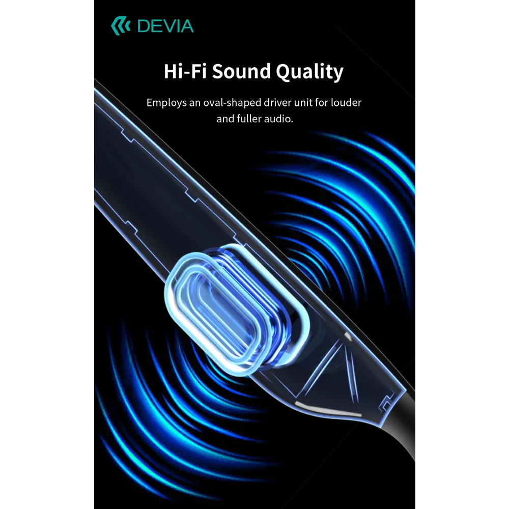 Devia - Lite1 - True Wireless Smart Sunglasses & Magnetic Charging - Black