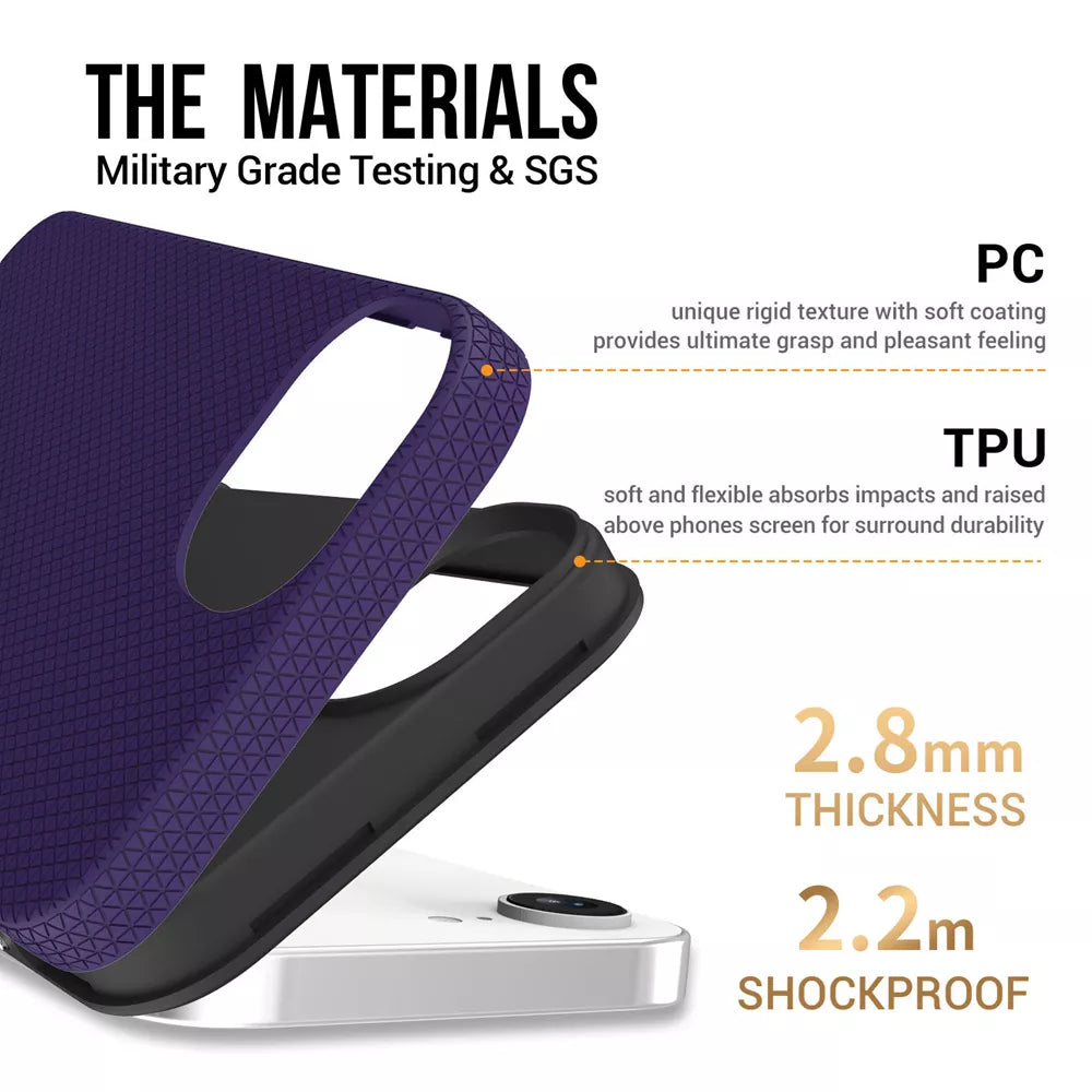 Xquisite ProGrip 4ft Drop Tested Case - Purple